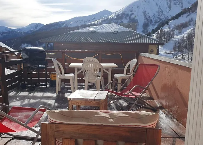 Maison d'hôtes Rez-de-neige Terrasse